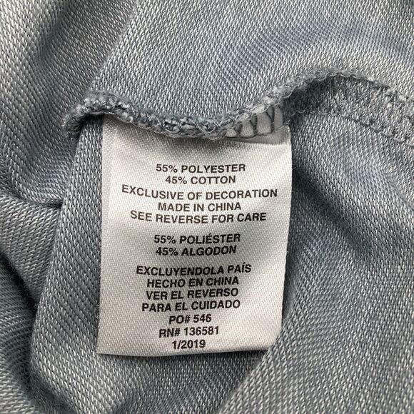 Nat Nast Mens Short Sleeve Polo Floral Gray Size‎ Large - Picture 5 of 6